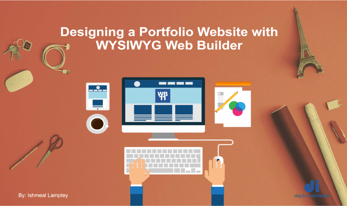 Designing a Portfolio Website with WYSIWYG Web Builder
